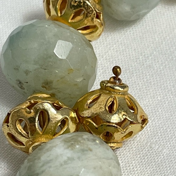 Prehnite and Amethyst bracelet - Picture 7 of 7